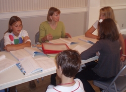 Emakeele tund New Yorgi Eesti Koolis.  Foto: Jaan Bärenson